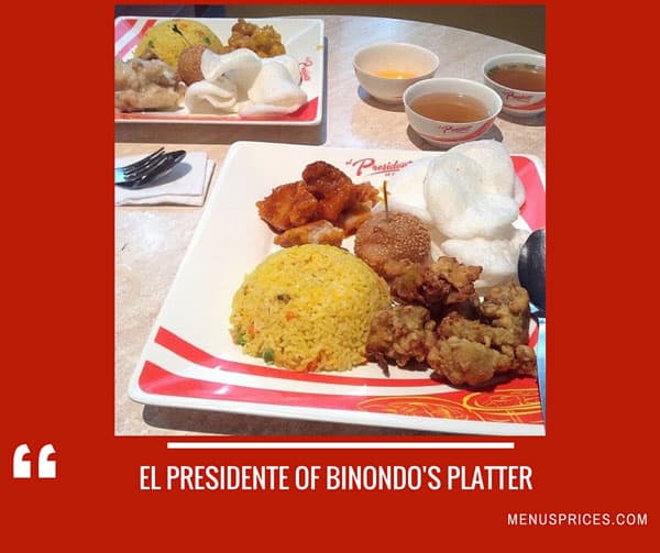 El Presidente Of Binondo Restaurant Random Food