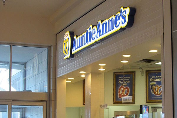 Auntie Annes Menu