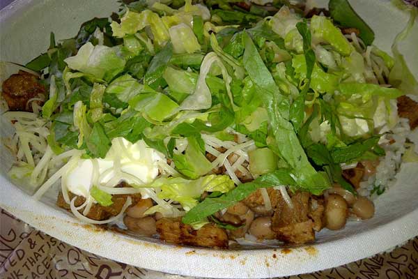 Chipotle Mexican Grill Burrito Bowl