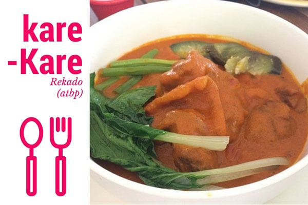 Kare Kare Rekado atbp ingredient