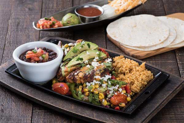 Chilis Black Bean and Veggie Fajitas