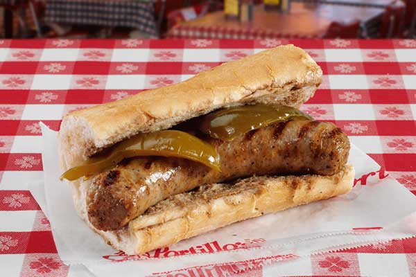 Portillos Char-Grilled Italian Sausage Sandwich