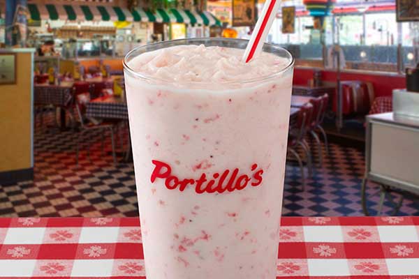 Portillos Strawberry Shake