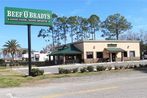 Beef O' Brady's Menu