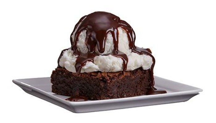 HOT FUDGE BROWNIE SUNDAE