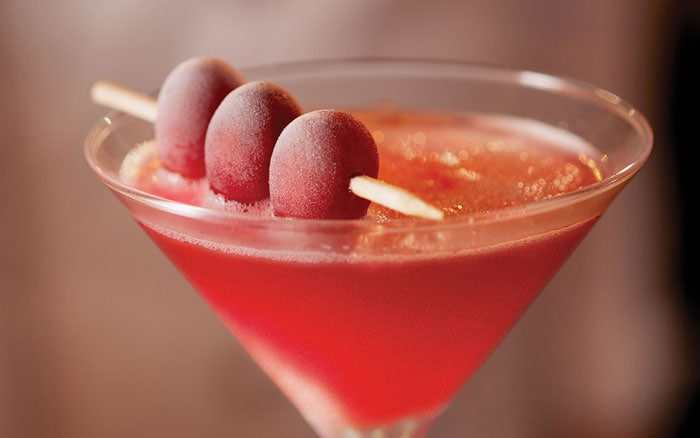 Bonefish Pomegranate Martini