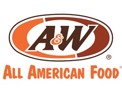 A&W restaurant official logo of the company