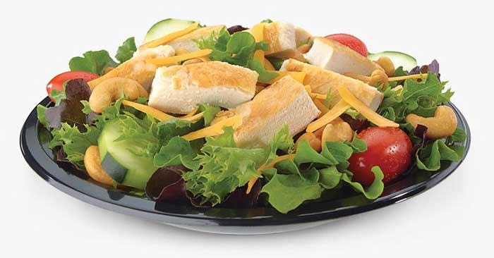 Chicken Cashew Salad with Grilled Chicken