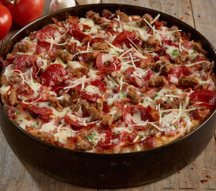 Gourmet Five Meat Pizza