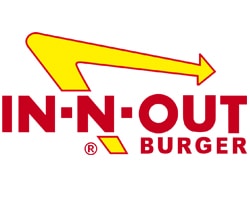 In-N-Out Burger official logo of the company