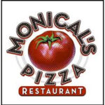 Monicals Pizza restaurant official logo of the company