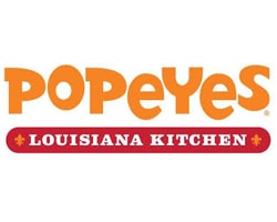 Popeyes Louisiana Kitchen restaurant official logo of the company