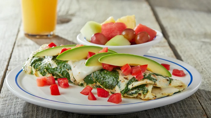 Cage-Free Egg White Veggie Omelette