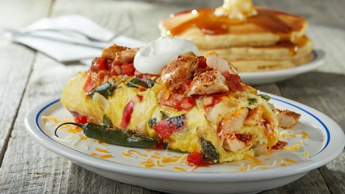 Chicken Fajita Omelette