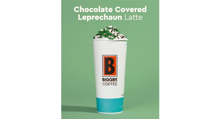 Biggby Chocolate Covered Leprechaun Latte