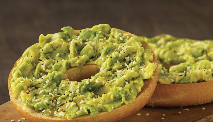 Einstein Bros. Bagels Avocado Toast Bagel