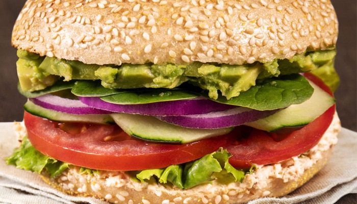 Einstein Bros. Bagels Avocado Veg Out Sandwich