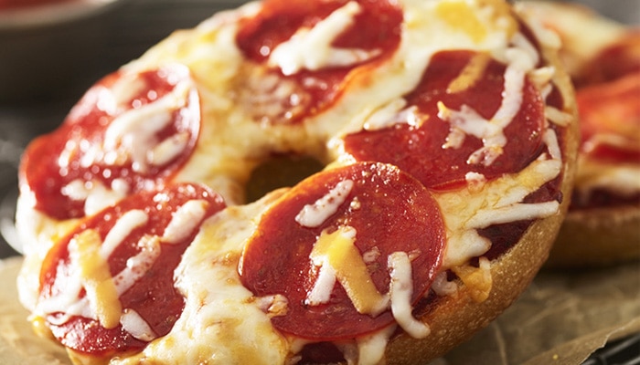 Einstein Bros. Bagels Pizza Bagel Cheese