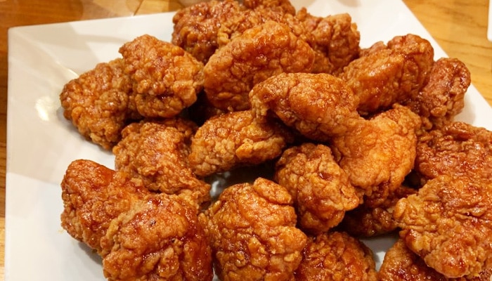 Bonchon Spicy Chicken boneless wings